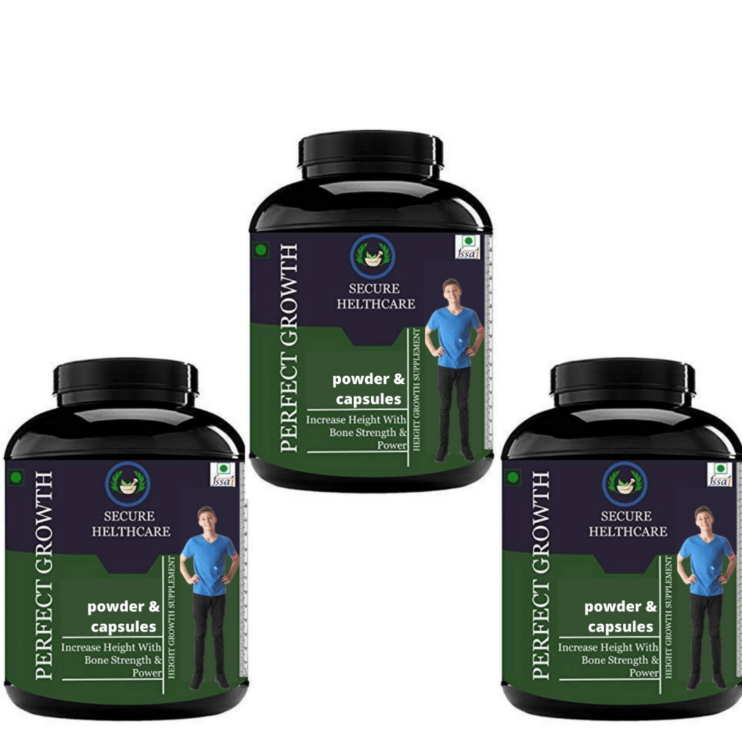 Hindustan Herbal PERFECT GROWTH 0.3 kg Powder Pack of 3