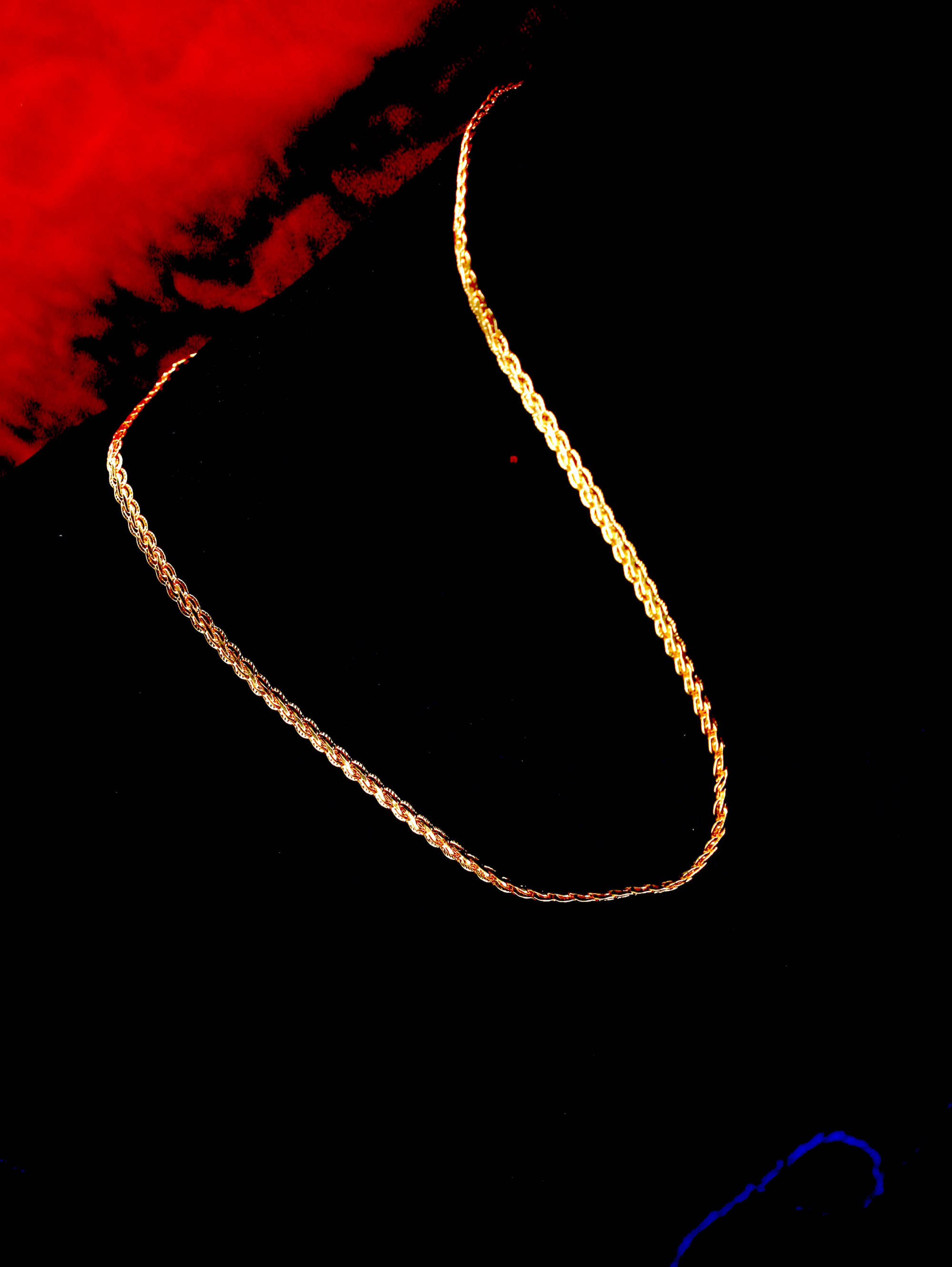     			KRIMO Gold Plated Chain ( Set of 1 )