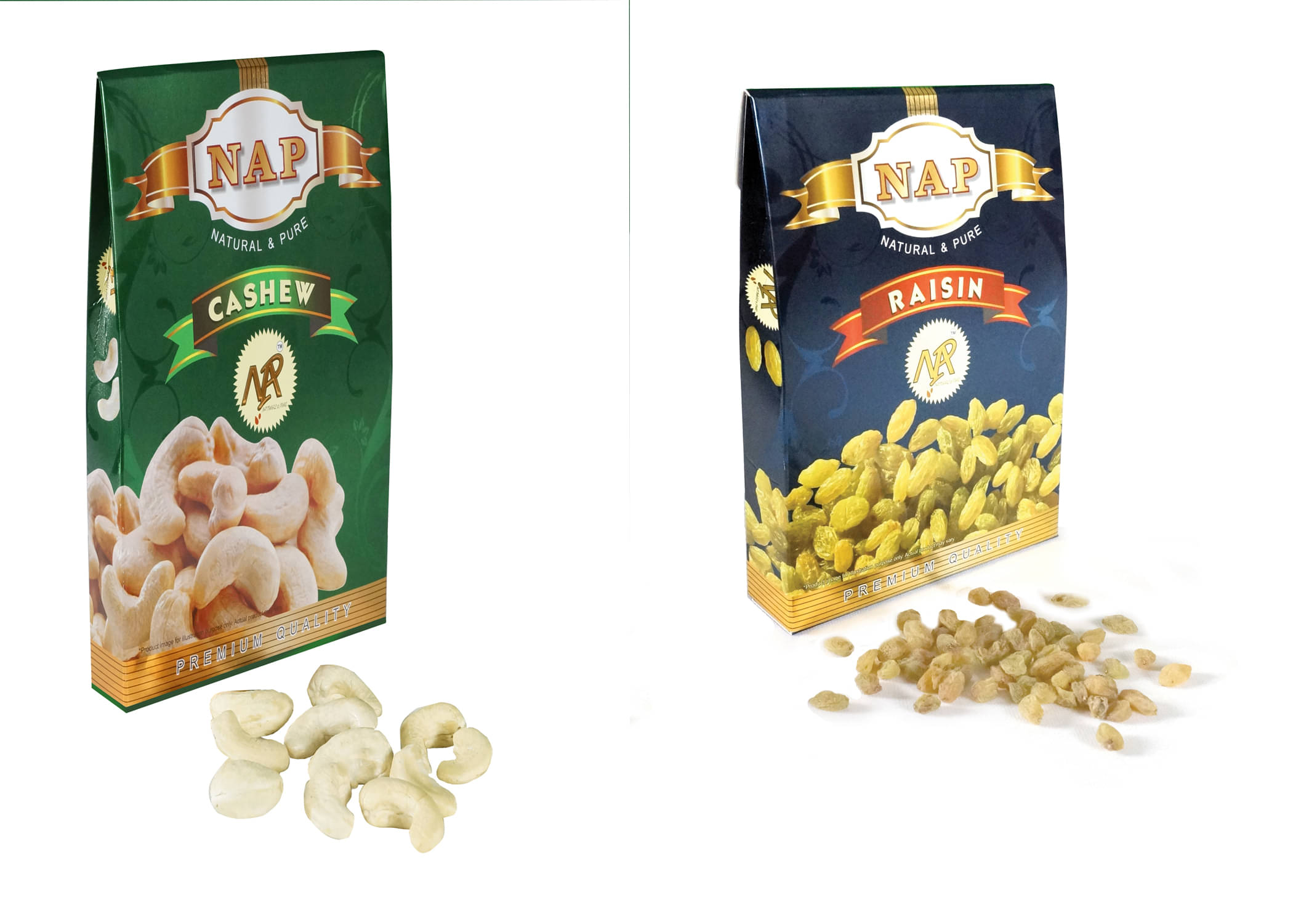NAP PREMIUM QUALITY PLAIN CASHEW (250 g) & KISHMISH/RAISIN (250g) NAP PREMIUM QUALITY PLAIN CASHEW (250 g) & KISHMISH/RAISIN (250g)