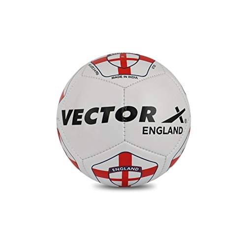     			Vector X England MS Stitch White Football Size- 1