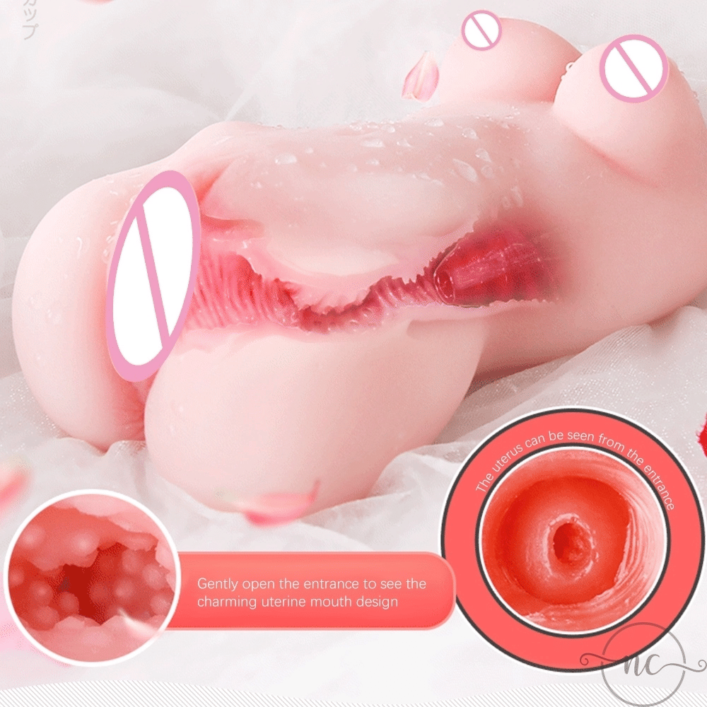 sex doll real pocket pussy male masturbation sex toy silicone woman torso