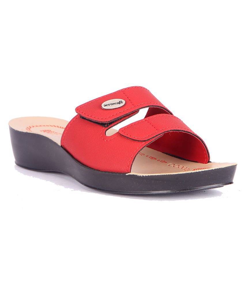    			Aerowalk - Red Women's Slip On Heels