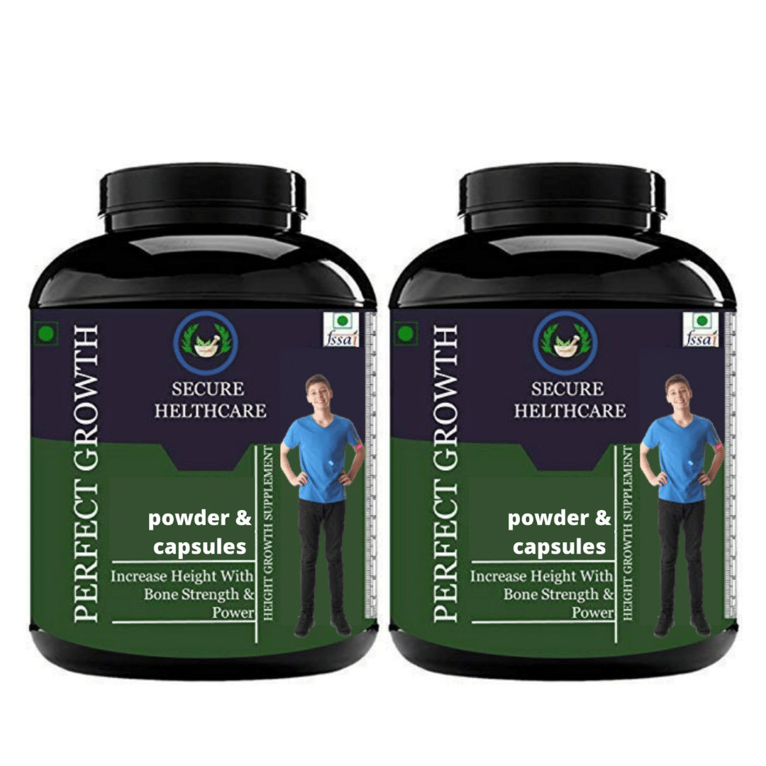 Hindustan Herbal PERFECT GROWTH 0.2 kg Powder Pack of 2