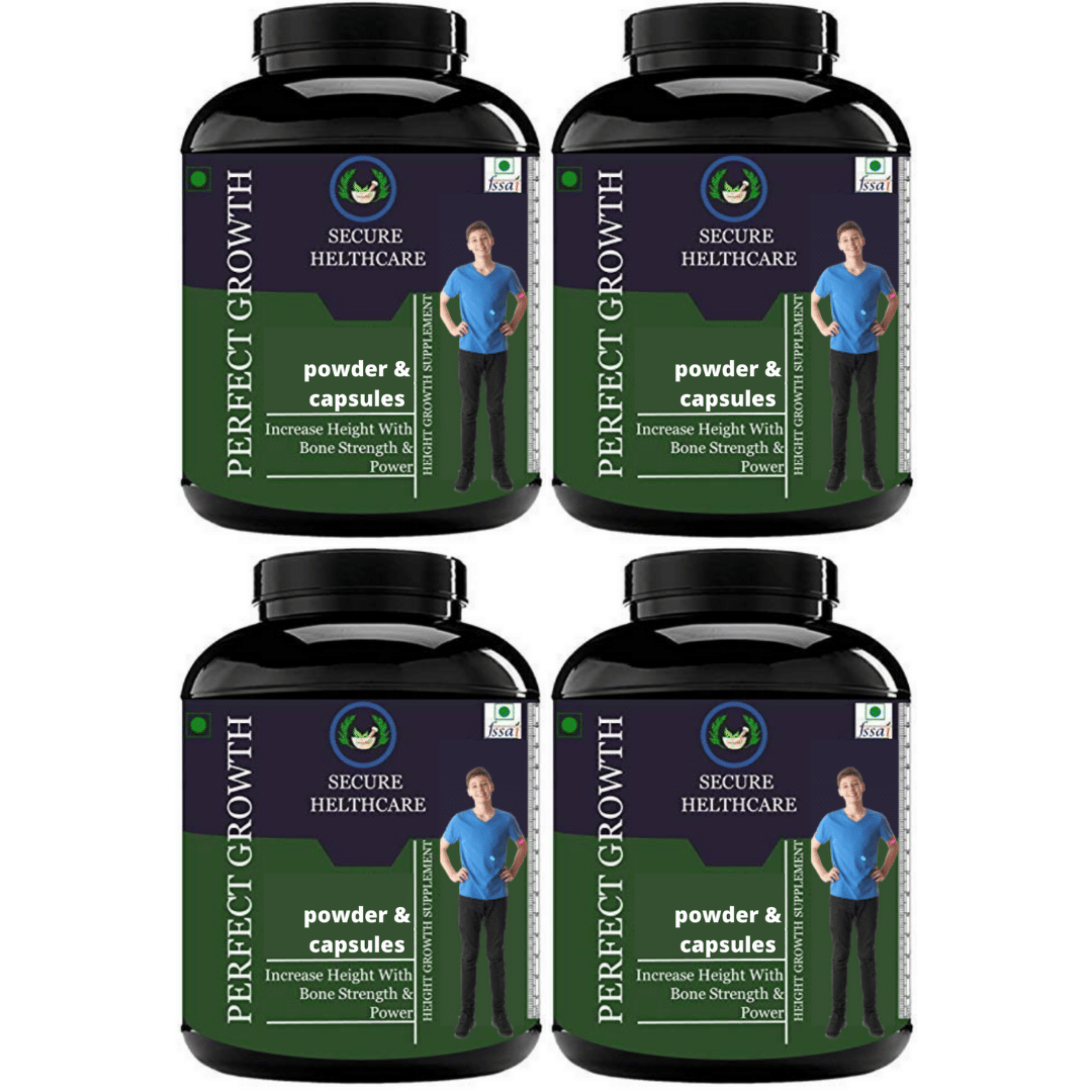 Hindustan Herbal PERFECT GROWTH 0.4 kg Powder Pack of 4