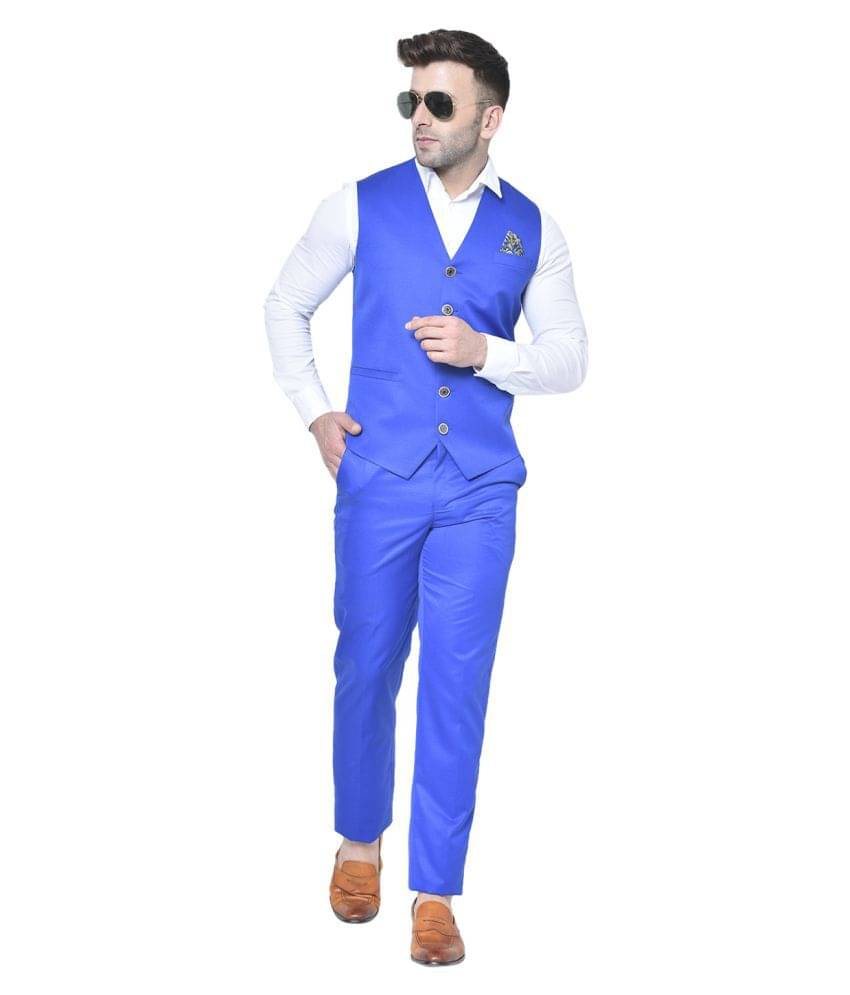     			KMB ROYAL Blue 2 Piece Suit