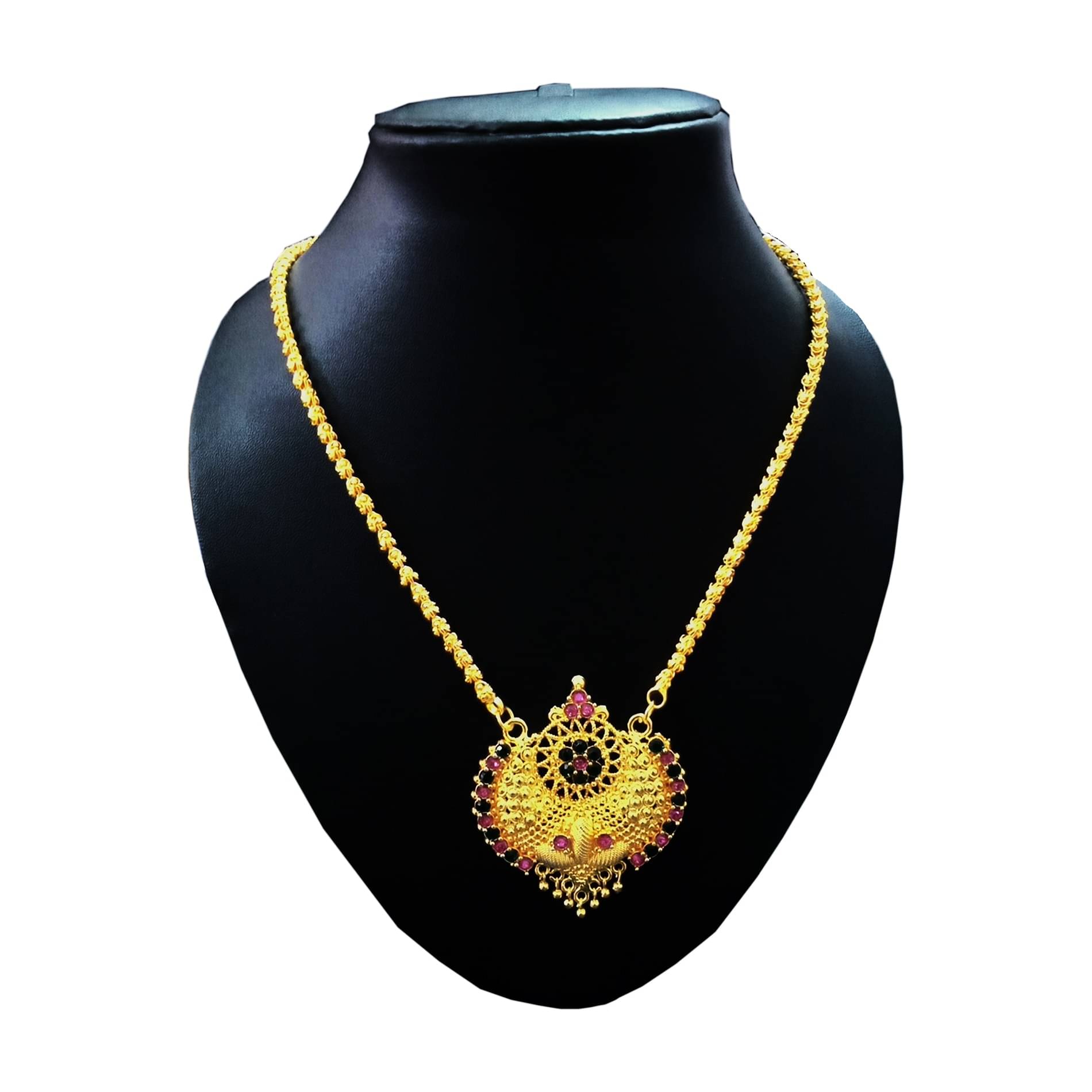 KRIMO GOLD PLATED ROYAL DESIGN MANGALSUTRA FOR WOMEN-10096 KRIMO GOLD PLATED ROYAL DESIGN MANGALSUTRA FOR WOMEN-10096