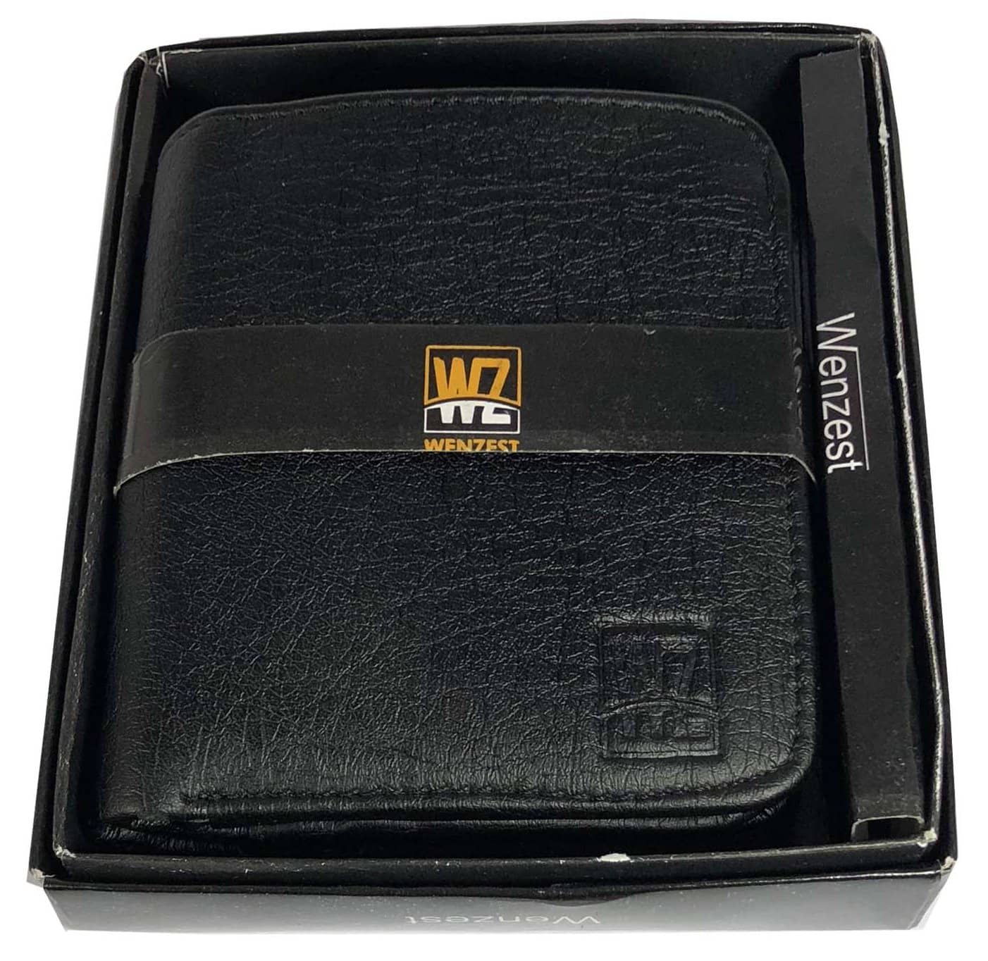 WENZEST - Black Canvas Men's Short Wallet ( Pack of 1 ) - Handbags | Buy online on ZillyBuy