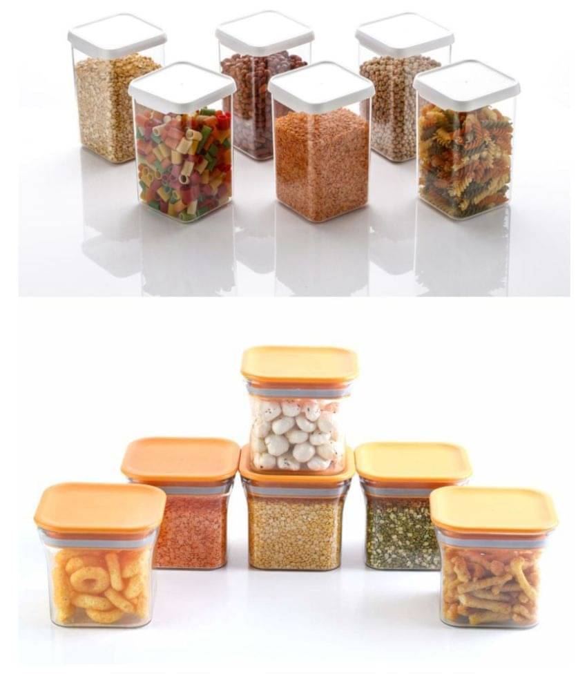 Analog Kitchenware Dal/Pulse/Grocery Polyproplene Multicolor Spice Container ( Set of 12 ) Analog Kitchenware Dal/Pulse/Grocery Polyproplene Multicolor Spice Container ( Set of 12 )