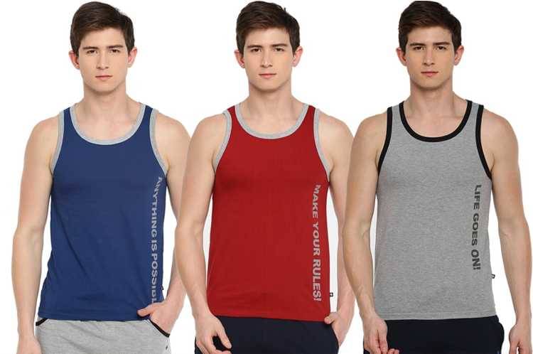 Dollar - Multicolor Cotton Blend Men's Vest ( Pack of 3 ) Dollar - Multicolor Cotton Blend Men's Vest ( Pack of 3 )
