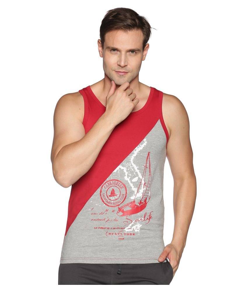 Dollar - Multicolor Cotton Blend Men's Vest ( Pack of 1 ) Dollar - Multicolor Cotton Blend Men's Vest ( Pack of 1 )