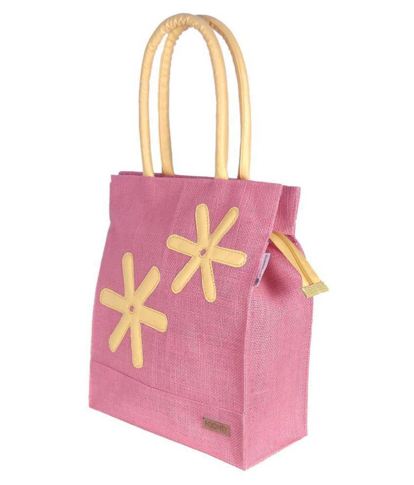 Foonty Pink Lunch Bags - 1 Pc - Handbags | Buy online on ZillyBuy