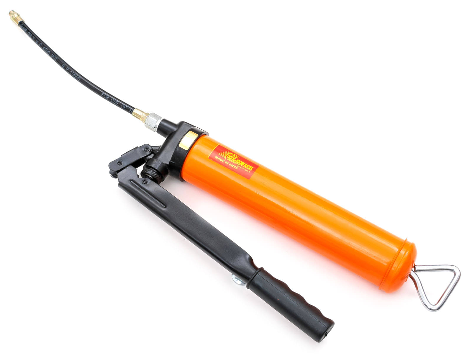     			GLOBUS STEEL HEAVY DUTY GREASE GUN 15 OZ WITH FLEXIBLE SPOUT