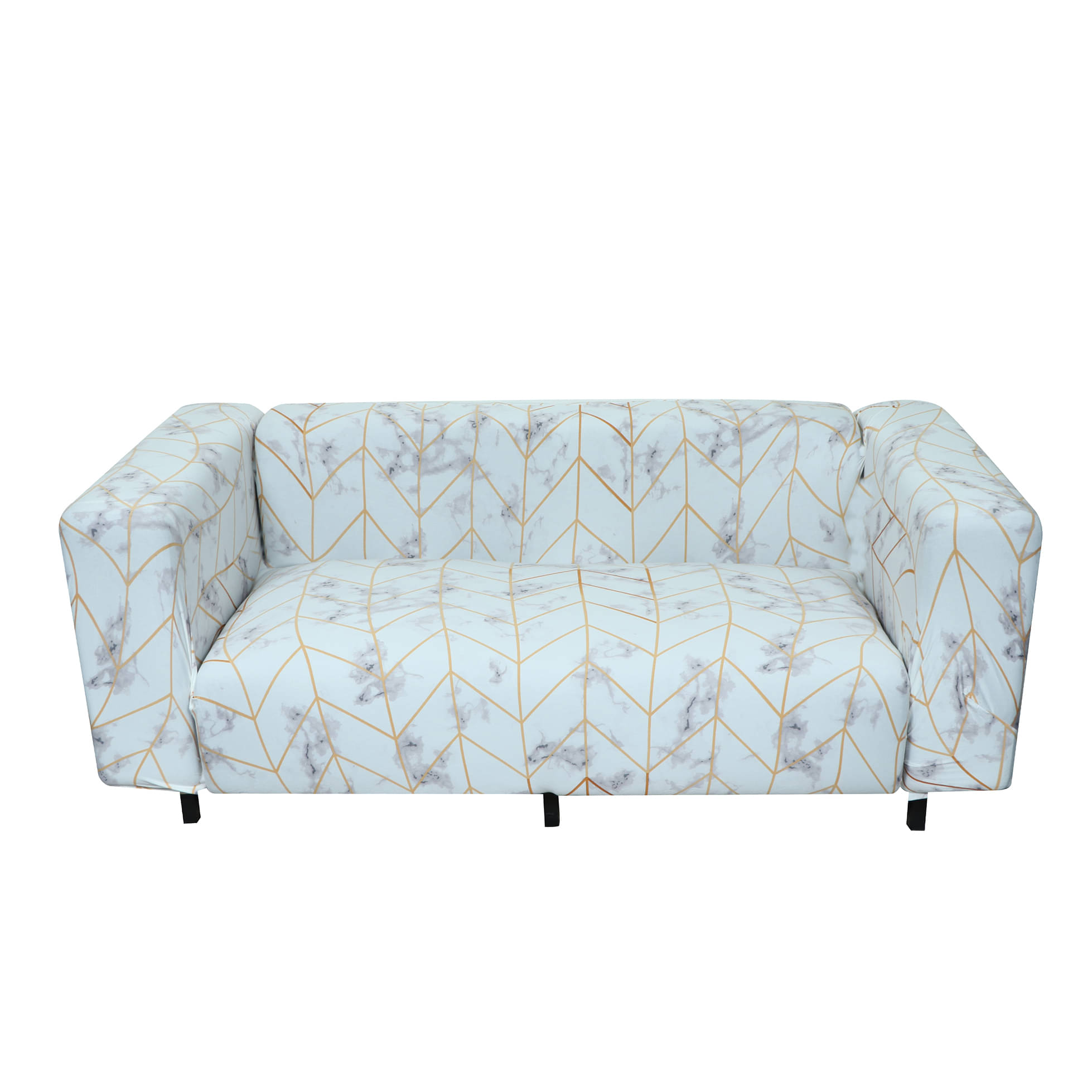     			House Of Quirk 2 Seater Polyester Single Sofa Cover Set