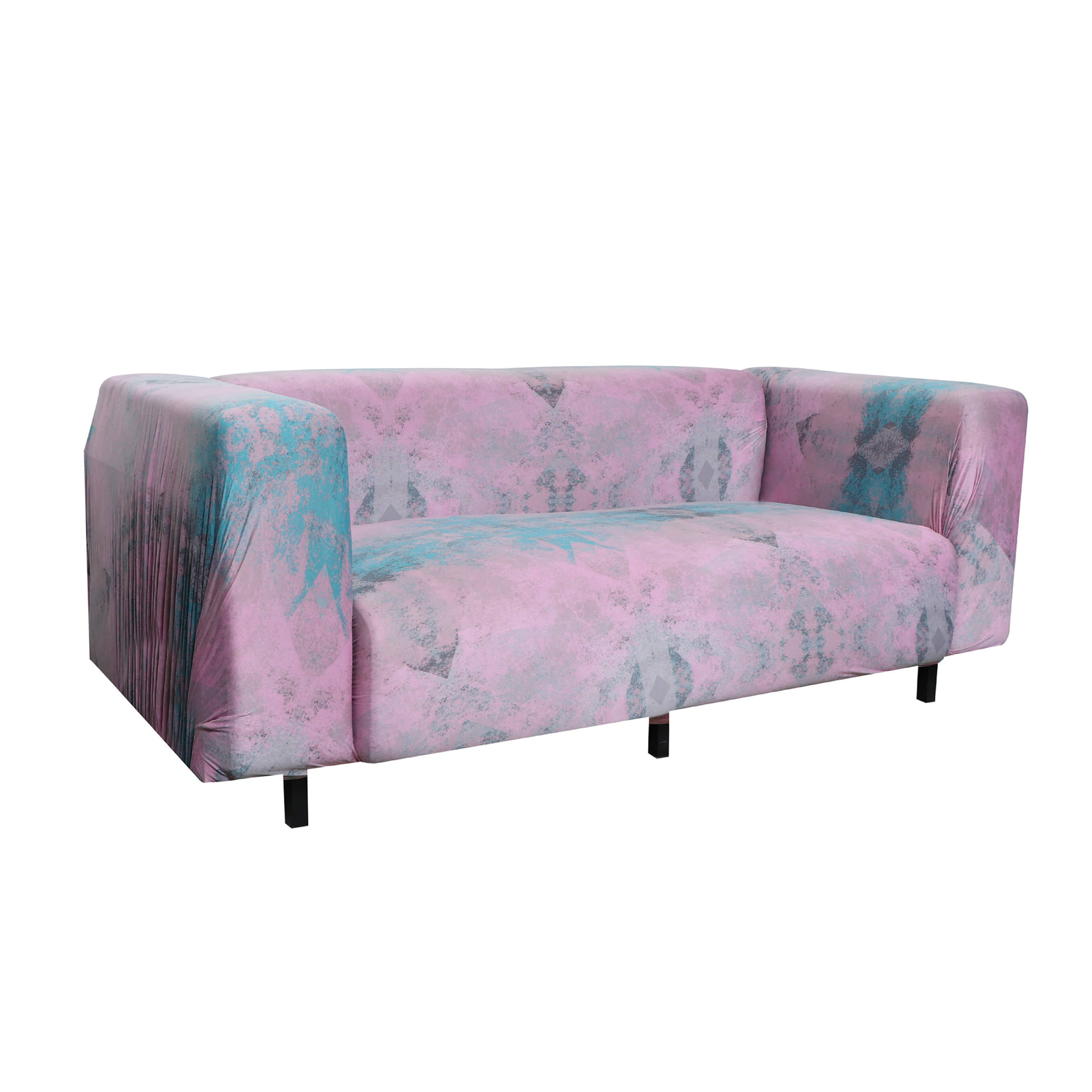 House Of Quirk 2 Seater Polyester Single Sofa Cover Set House Of Quirk 2 Seater Polyester Single Sofa Cover Set