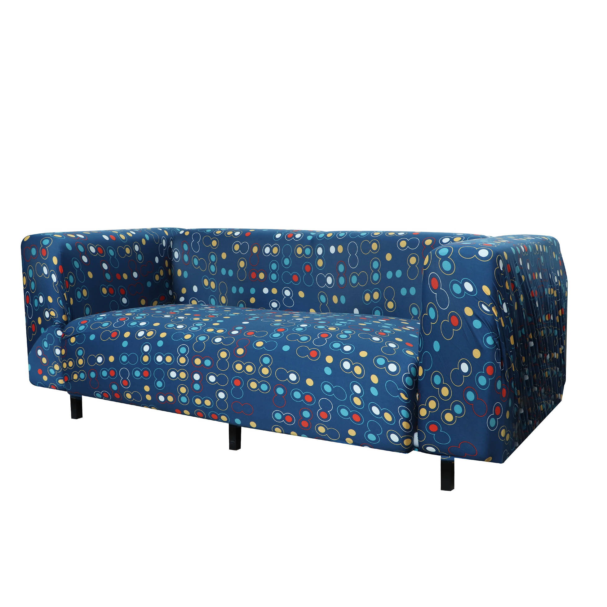     			House Of Quirk 2 Seater Polyester Single Sofa Cover Set