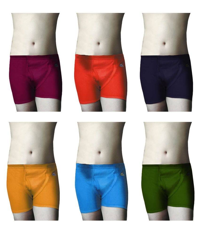 Rupa Frontline Interlock Cotton Multicolour Inner Elastic Drawers/Underwear for Kids/Boys - Pack of 6 Rupa Frontline Interlock Cotton Multicolour Inner Elastic Drawers/Underwear for Kids/Boys - Pack of 6