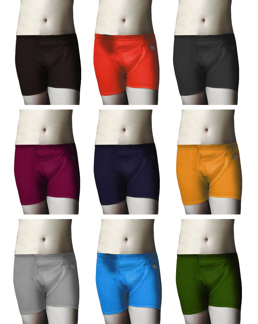 Rupa Frontline Interlock Cotton Multicolour Inner Elastic Drawers/Underwear for Kids/Boys - Pack of 9     			Rupa Frontline Interlock Cotton Multicolour Inner Elastic Drawers/Underwear for Kids/Boys - Pack of 9