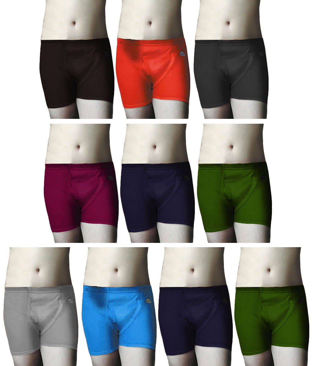 Rupa Frontline Interlock Cotton Multicolour Inner Elastic Drawers/Underwear for Kids/Boys - Pack of 10 Rupa Frontline Interlock Cotton Multicolour Inner Elastic Drawers/Underwear for Kids/Boys - Pack of 10