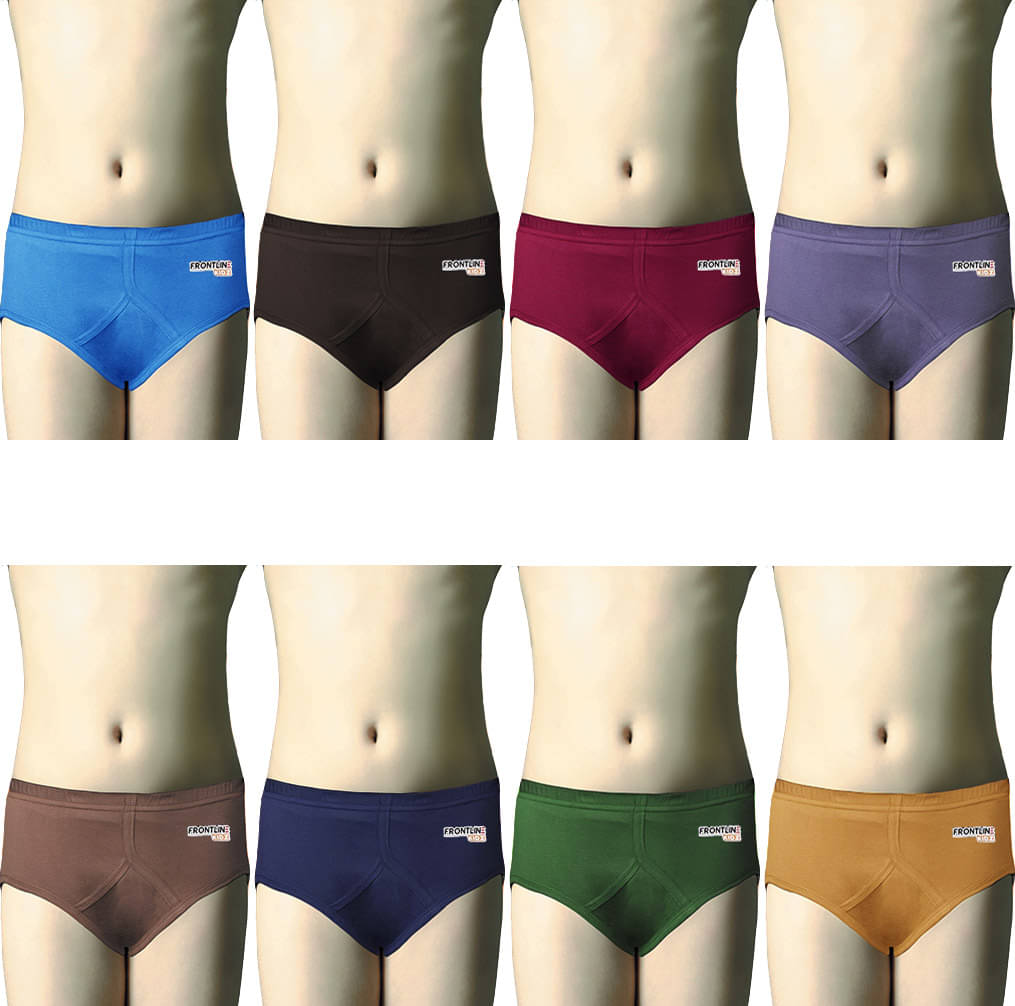 Rupa Frontline V Cotton Multicolour V Briefs/Underwear for Kids/Boys - Pack of 8 Rupa Frontline V Cotton Multicolour V Briefs/Underwear for Kids/Boys - Pack of 8