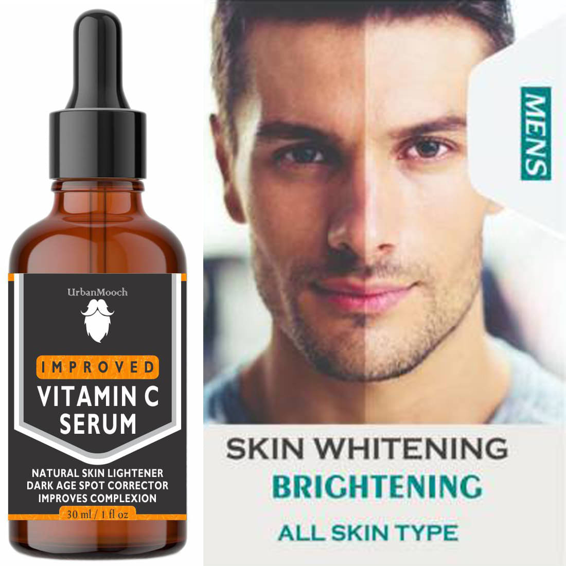 UrbanMooch New & Improved Vitamin C Serum - Skin Whitening & Anti Ageing Face Serum SPF 20 30 mL UrbanMooch New & Improved Vitamin C Serum - Skin Whitening & Anti Ageing Face Serum SPF 20 30 mL
