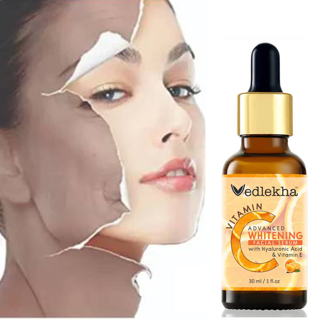 Vedlekha Vitamin C Serum - Skin Whitening & Anti Ageing Face Serum 30 mL