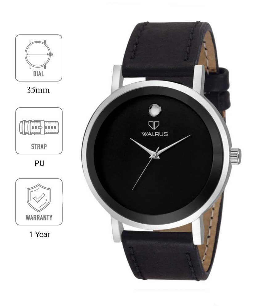     			Walrus Lo-Moon-020207WA PU Analog Men's Watch