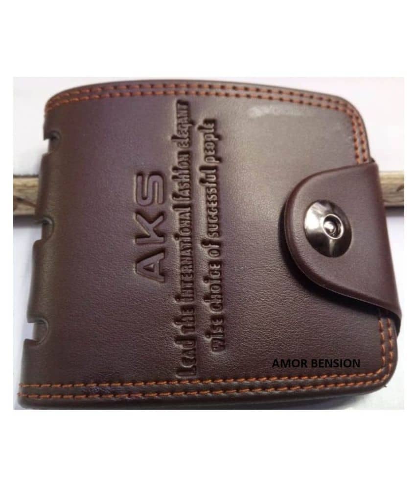 Amor Benison Leather Brown Fashion Regular Wallet - Handbags | Buy online on ZillyBuy