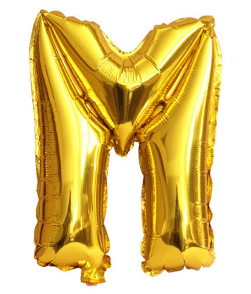     			Blooms Unique Alphabet Foil Balloon -M (Golden)