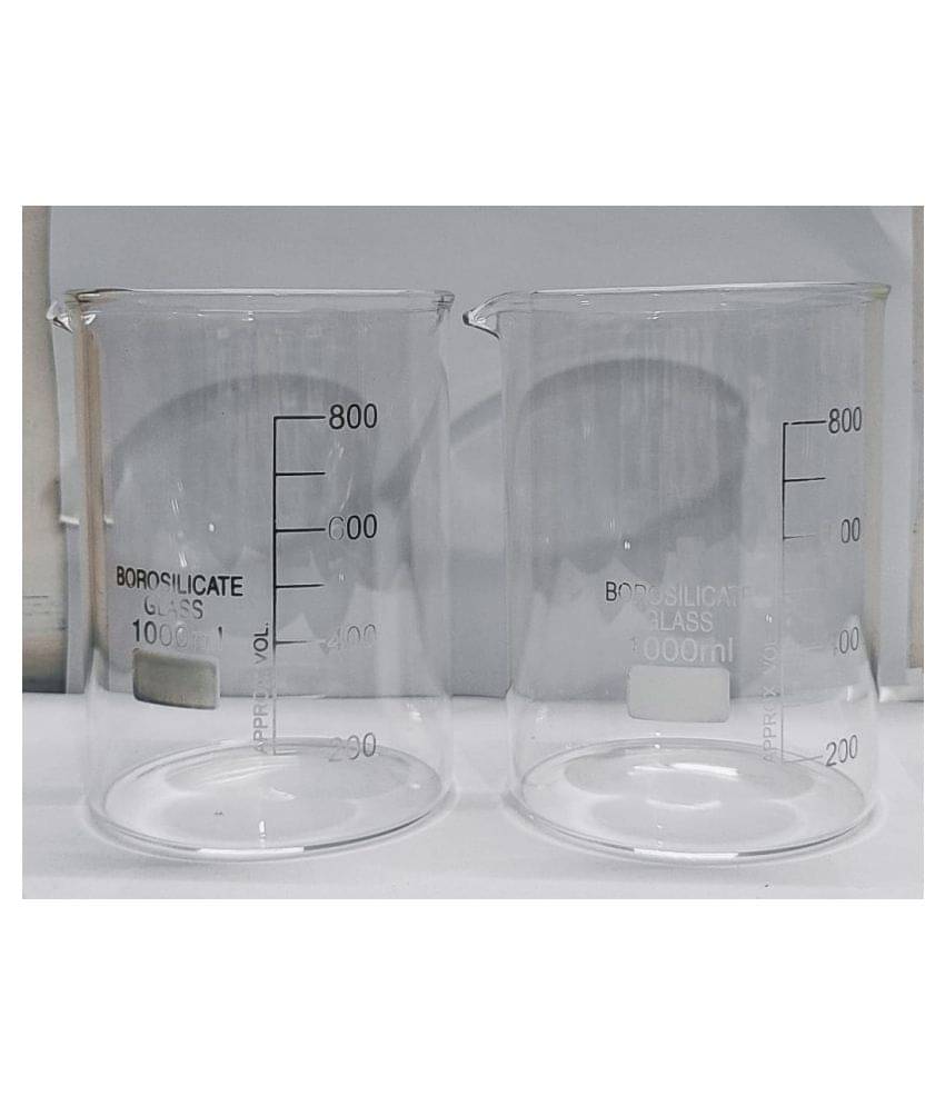     			Borosilicate Glass Beaker 1000 ml (pack of 2pcs )