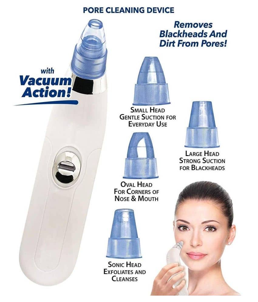 Gatih Suction Whitehead Extractor Black Head Remover Battery Operated Callus Remover Pcs