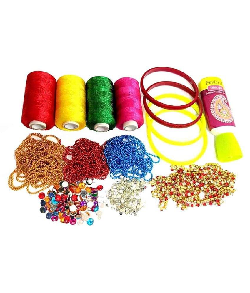 PRANSUNITA Other Complete Jewelry Bangle Making Kit Includes Silk Threads ( Pack of 1 ) PRANSUNITA Other Complete Jewelry Bangle Making Kit Includes Silk Threads ( Pack of 1 )