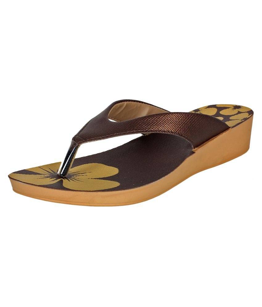     			Inblu - Tan Women's Slip On Heels