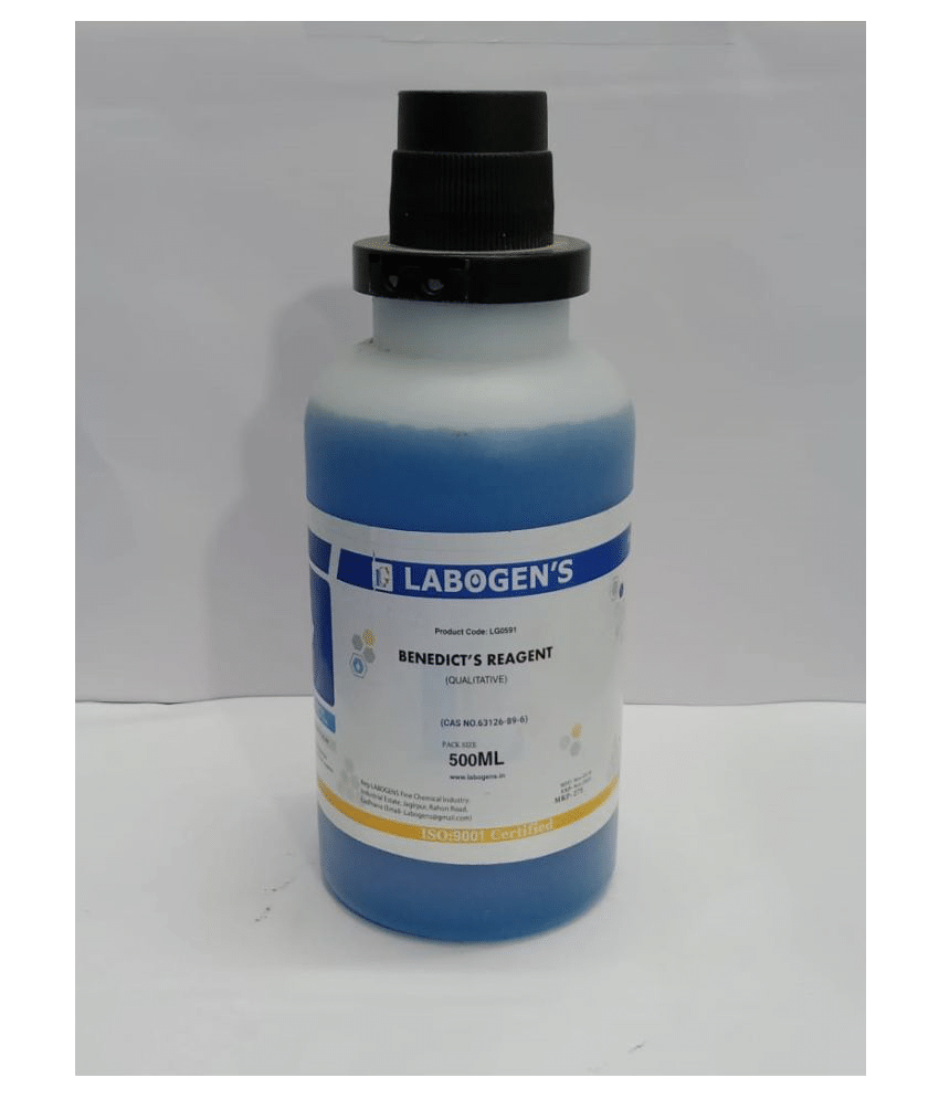     			LABOGENS BENEDICT’S REAGENT (qualitative) (CAS NO.63126-89-6) 500 ML
