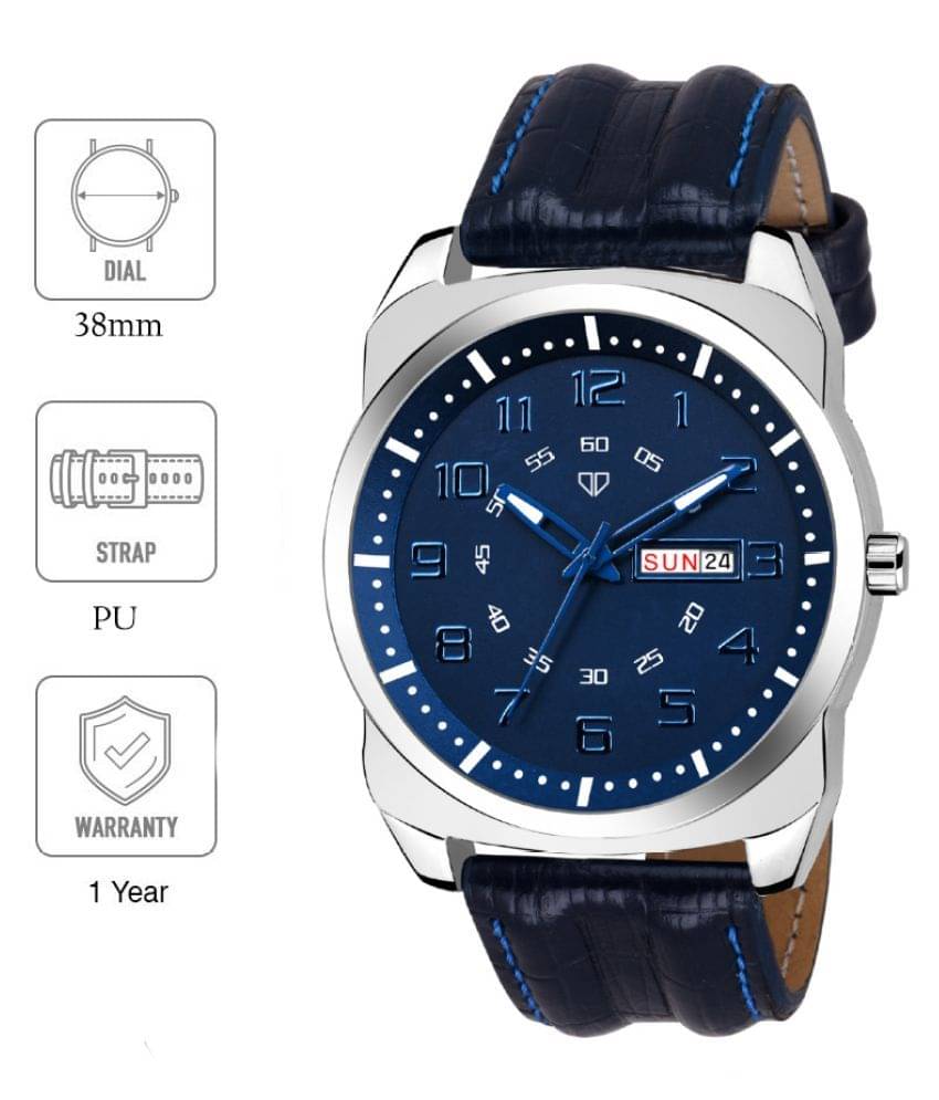     			Walrus Large Size Dial Leather Analog Men's Watch
