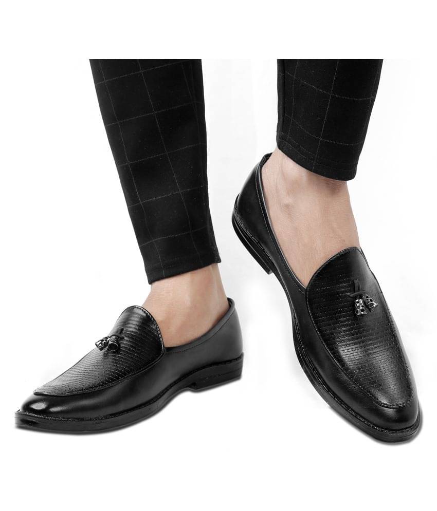     			BXXY Tassel Artificial Leather Black Formal Shoes