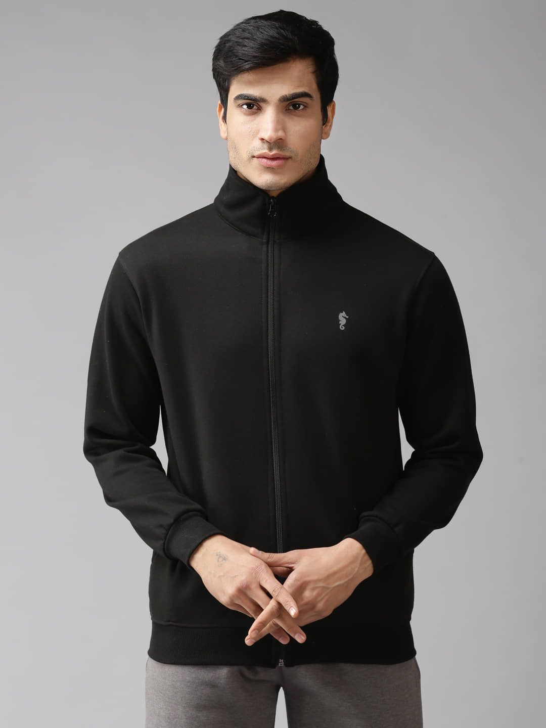 EPPE Black Polyester Fleece Sweatshirt Single Pack