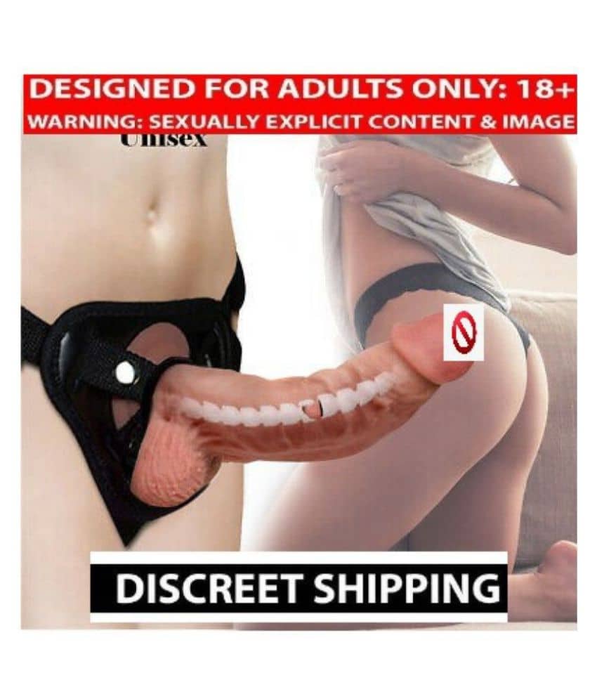KAMAHOUSE 7 Inch Strap On Artificial Solid Penis Dildo With Belt Sex Toy For Women