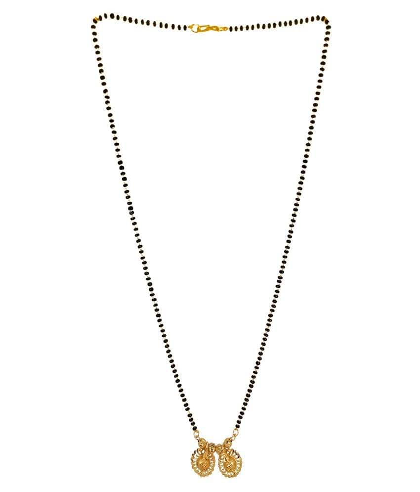 KRIMO Gold Plated Fancy New Mangalsutra For Women-100180 KRIMO Gold Plated Fancy New Mangalsutra For Women-100180