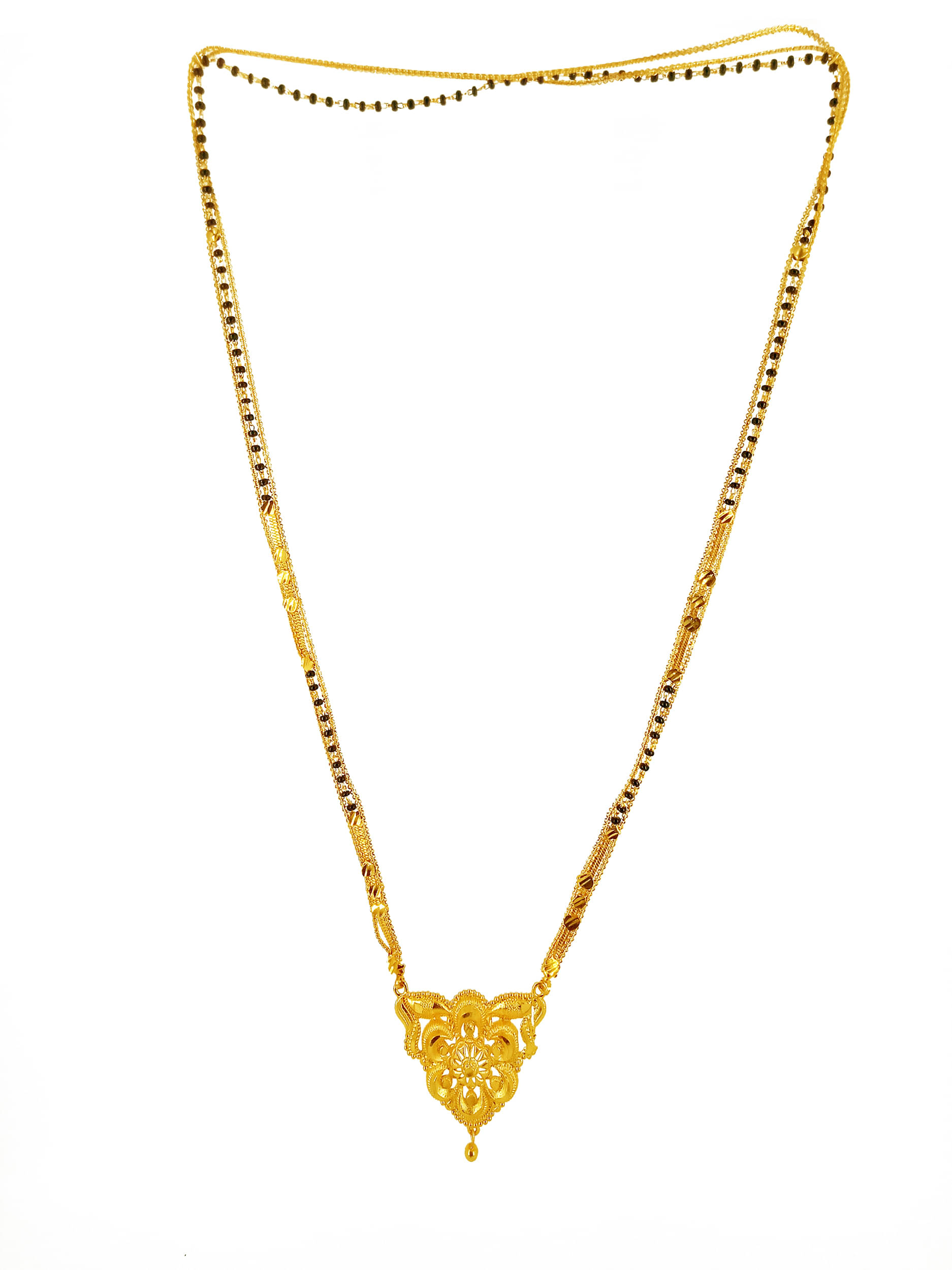     			KRIMO Gold Plated Letest & Designer Mangalsutra For Women-100189