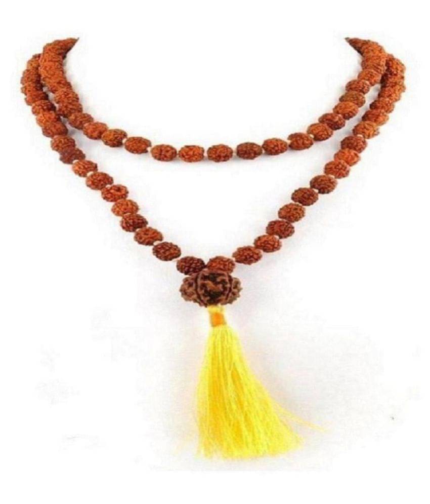 ShivaRatna Rudraksha Mala With 5 Mukhi Nepali Rudraksha As Guru Mani ShivaRatna Rudraksha Mala With 5 Mukhi Nepali Rudraksha As Guru Mani