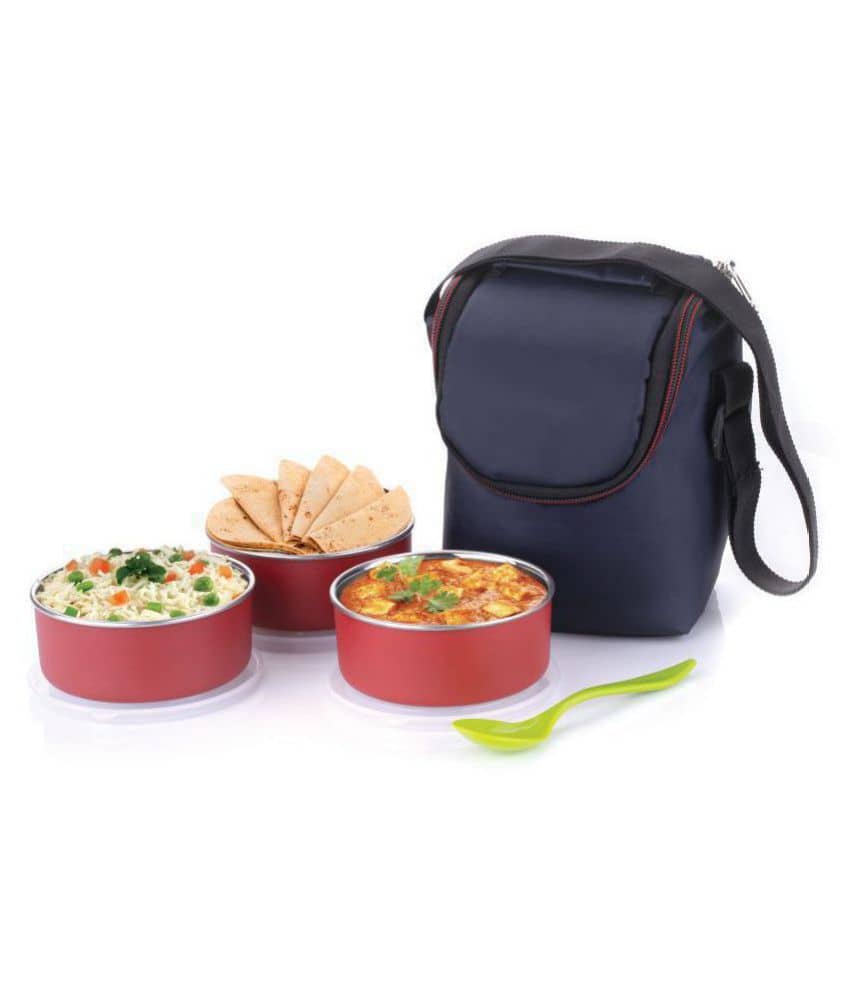 Analog Kitchenware Pink Stainless Steel Lunch Box