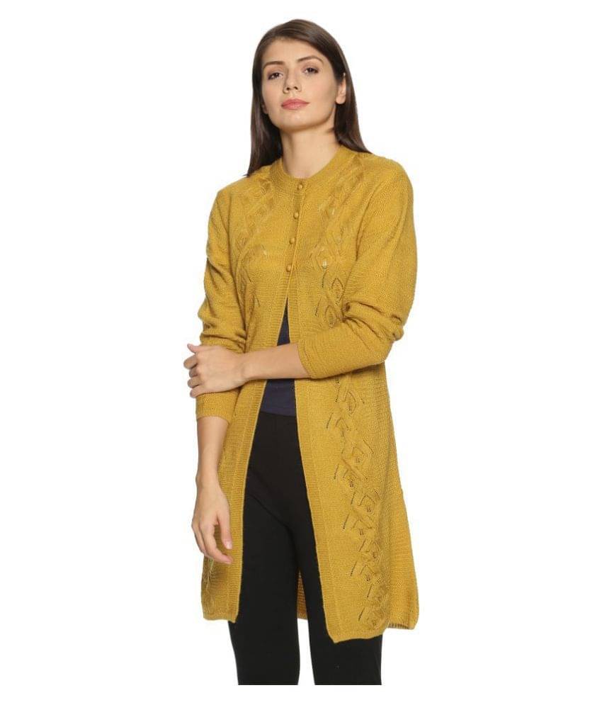     			Clapton Acrylic Gold Buttoned Cardigans