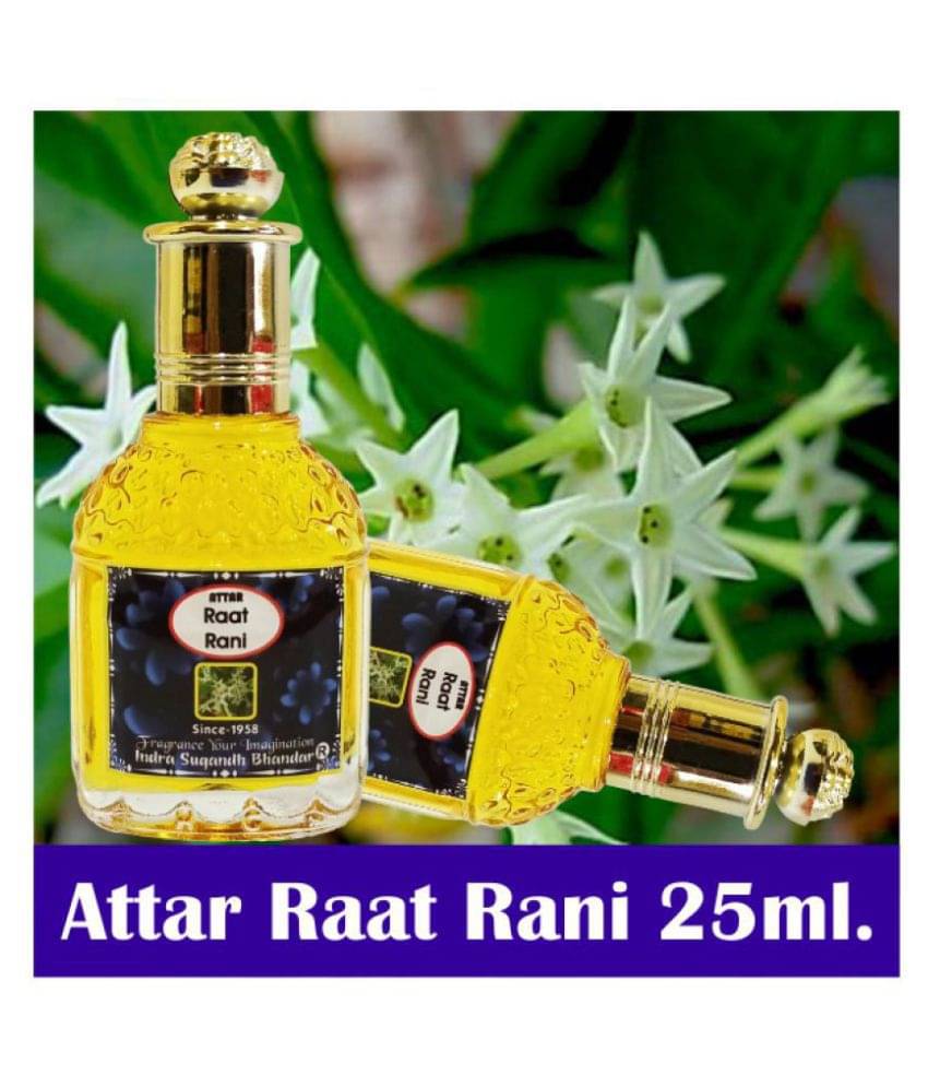     			INDRA SUGANDH BHANDAR - Natural Raat Rani Attar For Men & Women 25ml Pack Of 1