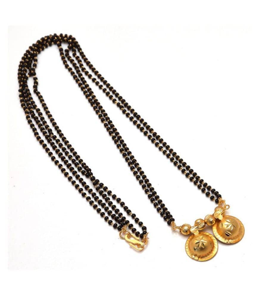 Jewar Mandi - Golden Mangalsutra ( Pack of 1 )