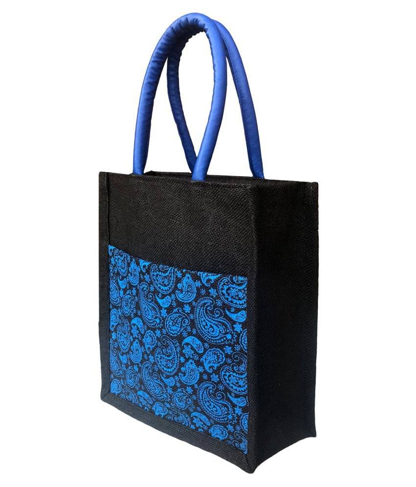     			Foonty Black Lunch Bags - 1 Pc