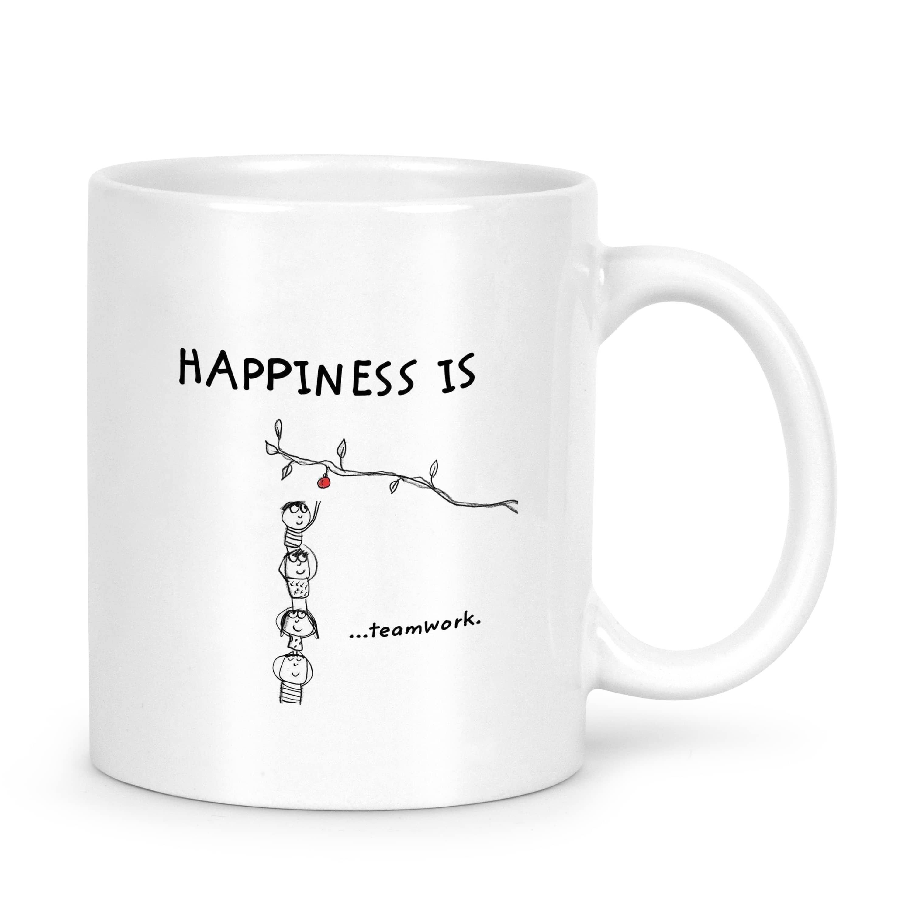 Idream Quote Printed Ceramic Coffee Mug 1 Pcs 330 mL