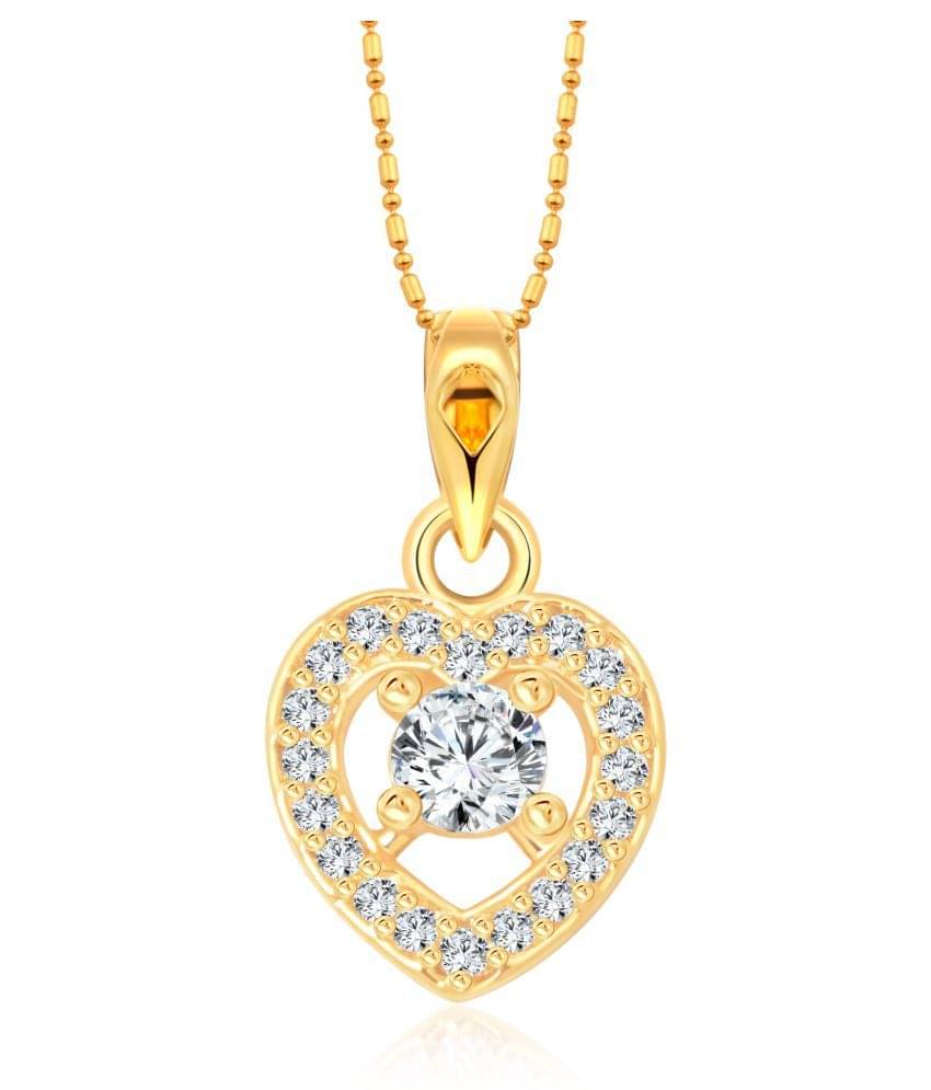 Vighnaharta Embracing Hearts-in-Love 18K Rose Gold Plated cubic zircon Pendant with chain for Girls and Women- VFJ1302PG Vighnaharta Embracing Hearts-in-Love 18K Rose Gold Plated cubic zircon Pendant with chain for Girls and Women- VFJ1302PG