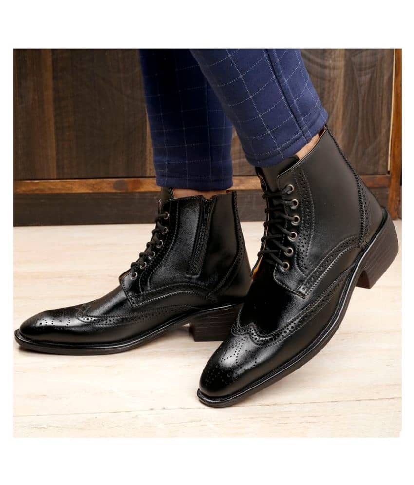 YUVRATO BAXI Black Casual Boot