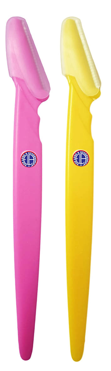     			Ear Lobe & Accessories Eyebrow Razor for Women/Girls - Pack of 2pcs Manual Razor 0 Pcs