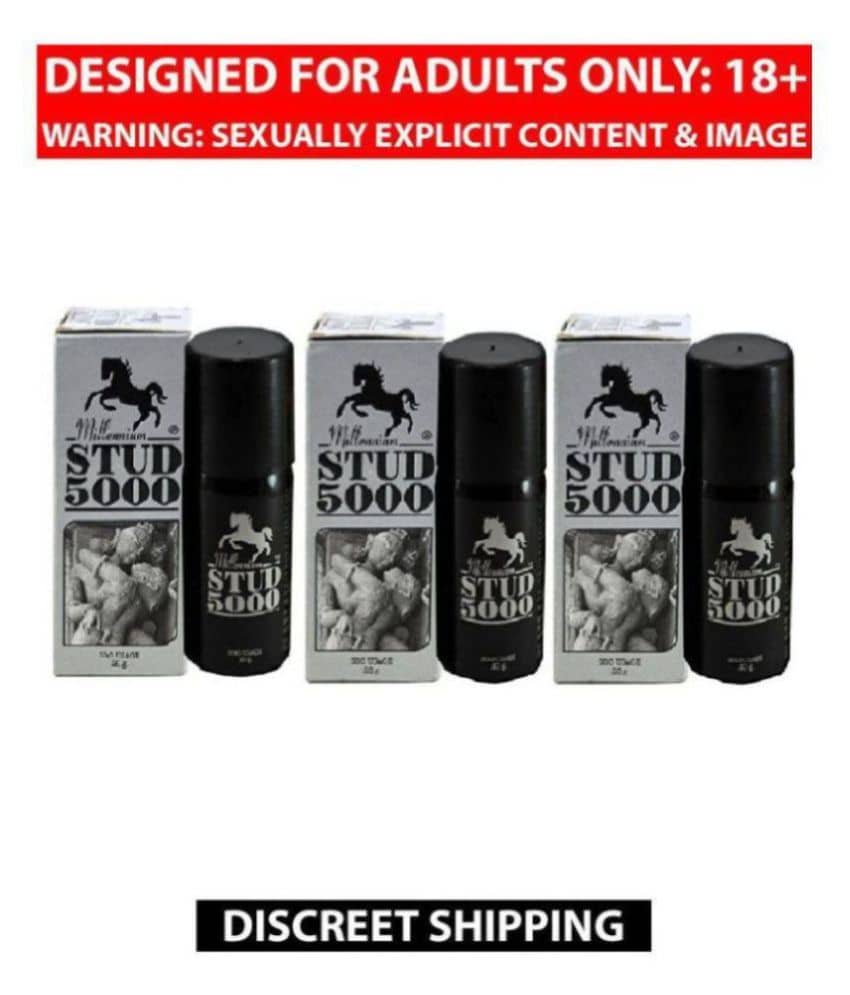 STUD 5000 (Xtra Timing Spray 4 Men) Pack of 3,